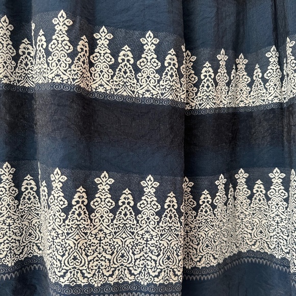 M.S.S.P. size L navy blue full maxi skirt NWT - Picture 5 of 9